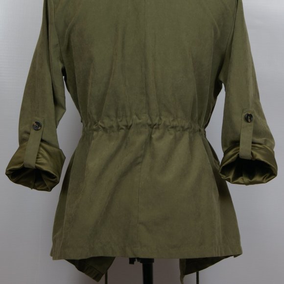 Shein Army Green top Sz M - Picture 7 of 12